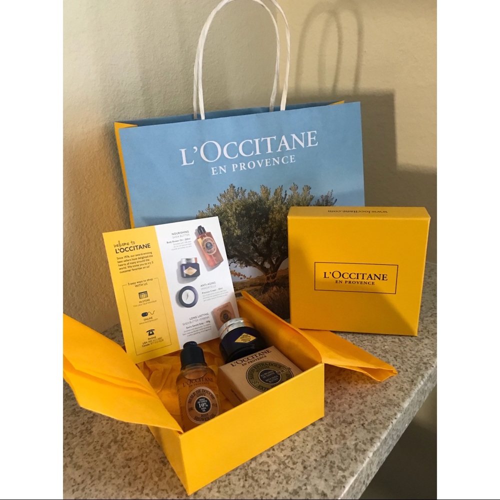 ✈️ L’Occitane Travel Set✈️shower oil + soap +cream